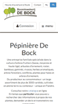 Mobile Screenshot of pepinieres-debock.be